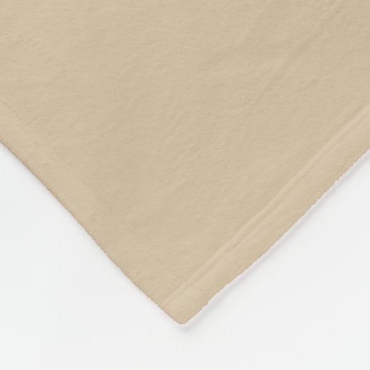 Couverture Polaire Champagne Beige (Coin)