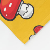 Couverture Polaire Champignon mignon couvrant de chat de Mewshroom (Coin)