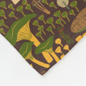 Couverture Polaire Champignon rétro Brown (Coin)