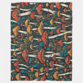 Couverture Polaire Champignons (Devant)