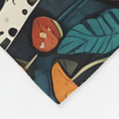 Couverture Polaire Champignons (Coin)