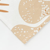 Couverture Polaire Champignons comestibles Linocut Motif Vintage (Coin)