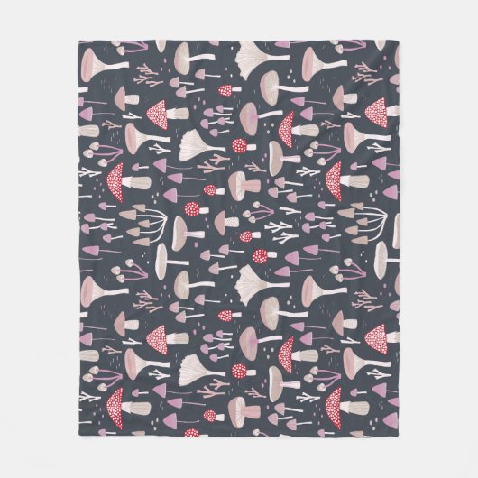 Couverture Polaire Champignons des Toadstool de champignons (Devant)