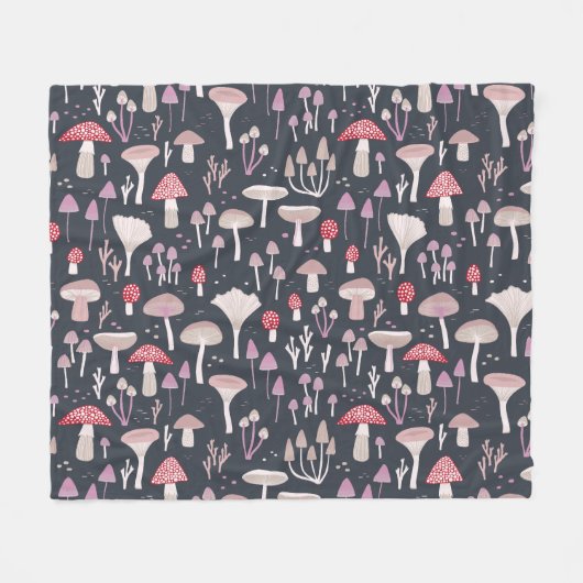 Couverture Polaire Champignons des Toadstool de champignons (Devant (Horizontal))