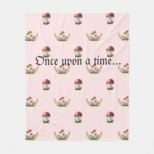 Couverture Polaire Champignons Imaginaires (Devant)