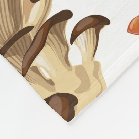 Couverture Polaire Champignons monogrammes (Coin)