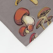 Couverture Polaire Champignons sauvages (Coin)