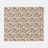 Couverture Polaire Champignons sauvages (Devant (Horizontal))