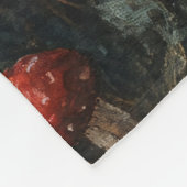 Couverture Polaire Champignons Whimsical et Botanique Fleur sauvage (Coin)