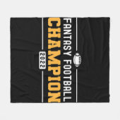 Couverture Polaire Champion de la Ligue d'Imaginaire Champ 2022 de fo (Devant (Horizontal))