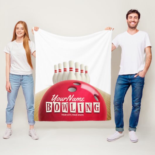 Couverture Polaire Championnat de football américain de bowling (En situation)