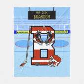 Couverture Polaire Championnat de hockey sur glace B (Devant)