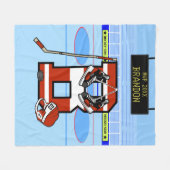 Couverture Polaire Championnat de hockey sur glace B (Devant (Horizontal))