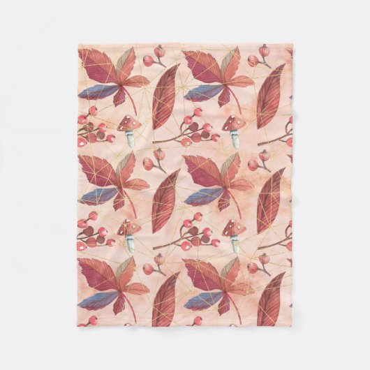 Couverture Polaire Champs de fleurs (Devant)