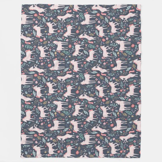 Couverture Polaire Champs Unicorne (Devant)