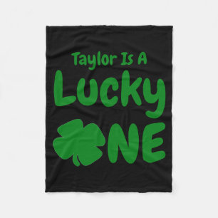 Couverture Polaire Chanceux St-Patrick 1er Anniversaire Bébé T-Shirt
