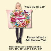 Couverture Polaire Change the Grandma Name Phrase, Best Grandma Ever!