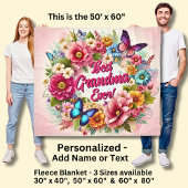 Couverture Polaire Change the Grandma Name Phrase, Best Grandma Ever!