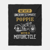 Couverture Polaire Changer de nom Ne jamais sous-estimer la moto gran (Devant)