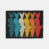 Couverture Polaire Channel Catfish Vintage Fish Catfish Fishing  (Devant (Horizontal))