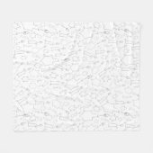 Couverture Polaire Chanoukah (Devant (Horizontal))