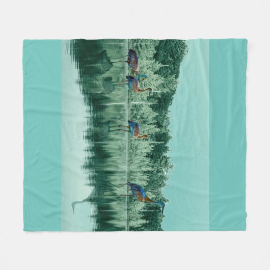 Couverture Polaire Chanson d'eau (Devant (Horizontal))