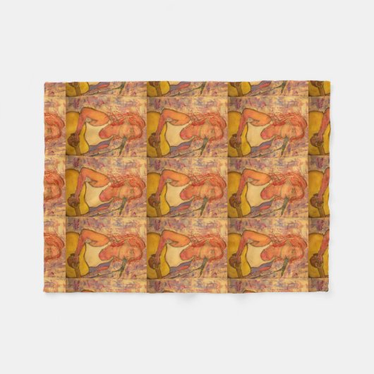 Couverture Polaire chanson fille art (Devant (Horizontal))