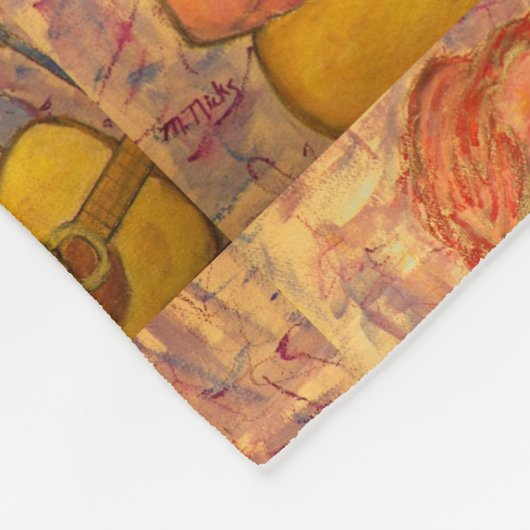 Couverture Polaire chanson fille art (Coin)