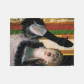 Couverture Polaire Chanteuse avec un gant, Edgar Degas (Devant (Horizontal))
