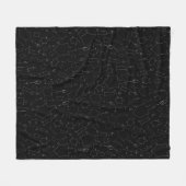 Couverture Polaire Chanukah Fleece Blanche (Devant (Horizontal))