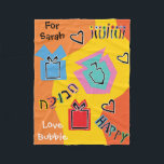 Couverture Polaire Chanukah Happy Fleece Blanket<br><div class="desc">Personnalisez la couverture en polaire "Chanukah Happy" / Petit Personnalisez en changeant le texte modifiable en utilisant votre couleur, taille et style de police préférés. Cette conception peut également être ajoutée aux tailles de couverture, moyennes et grandes. Taille : Couverture en polaire, 30"x40" Il est difficile de se câliner seul....</div>