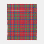 Couverture Polaire Chaou Red Modern Plaid (Devant)