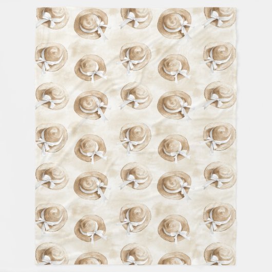 Couverture Polaire Chapeaux de plage Cream Sand (Devant)
