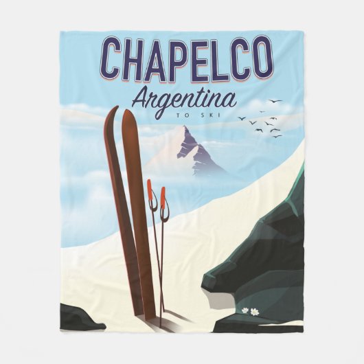 Couverture Polaire Chapelco Argentine pour skier (Devant)