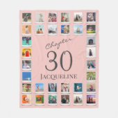Couverture Polaire Chapitre 30 Gris rose 30e anniversaire Photo (Devant)