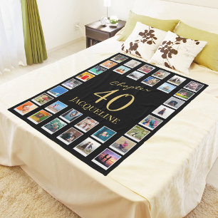 Couverture Polaire Chapitre 40 Black Gold 40th Birthday Photo