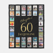 Couverture Polaire Chapitre 60 Black Gold 60th Birthday Photo (Devant)