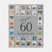 Couverture Polaire Chapitre 60 Gris Noir 60e anniversaire Photo (Devant)