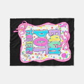 Couverture Polaire Chaque point compte Amateur de points Happy Dot Da (Devant (Horizontal))
