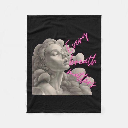 Couverture Polaire Chaque Souffle De Don Pour Le Plaisir De L'Esprit  (Devant)