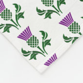 Couverture Polaire Chardon d'emblème écossais (Coin)