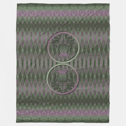 Couverture Polaire Chardon écossais (Devant)