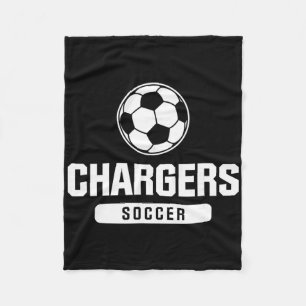 Couverture Polaire Chargers Football Pour les écoles élémentaires, in