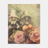 Couverture Polaire Chariot Halloween vintage (1) (Devant)