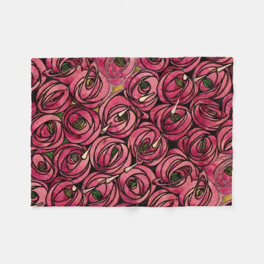 Couverture Polaire Charles Mackintosh, Rose (Devant (Horizontal))