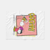 Couverture Polaire Charlie Brown et Lucy Football Comic Graphic (Devant (Horizontal))