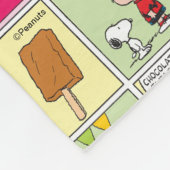Couverture Polaire Charlie Brown, Snoopy & Sally | Crème glacée (Coin)