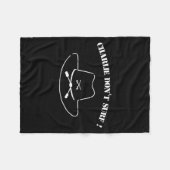 Couverture Polaire Charlie Don't Surf !  (Devant (Horizontal))