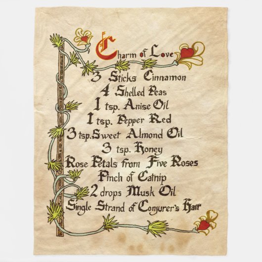 Couverture Polaire Charme De L'Amour (Devant)