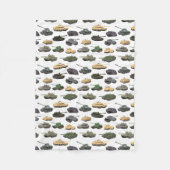 Couverture Polaire Chars de combat multiples (Devant)